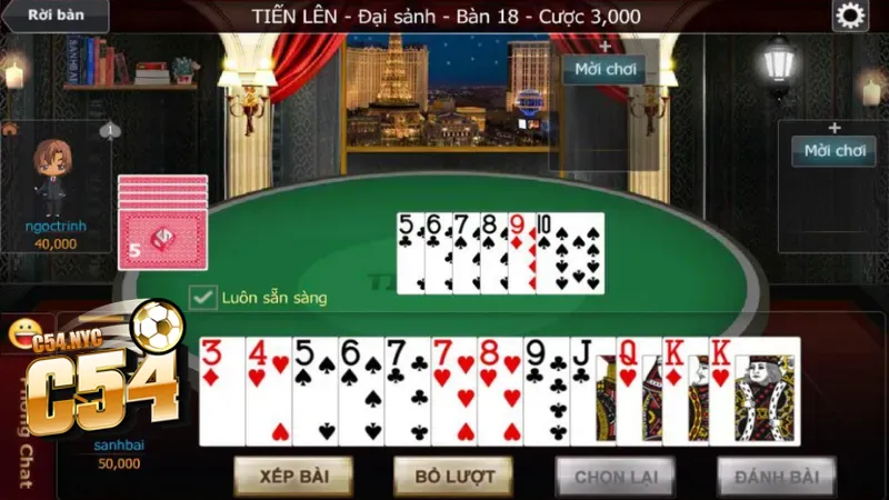 Bộ bài dây mạnh trong game