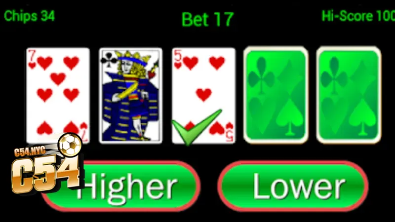 Đặt cược High - Low nhận thưởng lớn