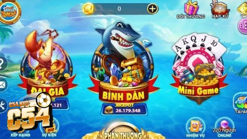Trải nghiệm với đa dạng phòng chơi